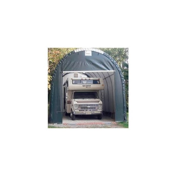 Clearspan SolarGuard Storage Master Building - 14'W x 10'H x 36'L Gray PB00420R4G - main